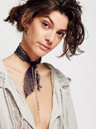 Free People Valentina Chained Scarf Necklace