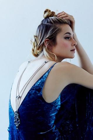Grace Bijoux X Free People Womens Front To Back Necklace