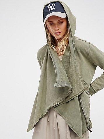 Free People Cowl Scowl Hoodie