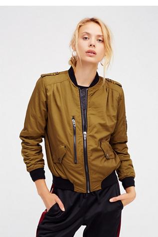 Blank Nyc Womens She's A Toad Bomber