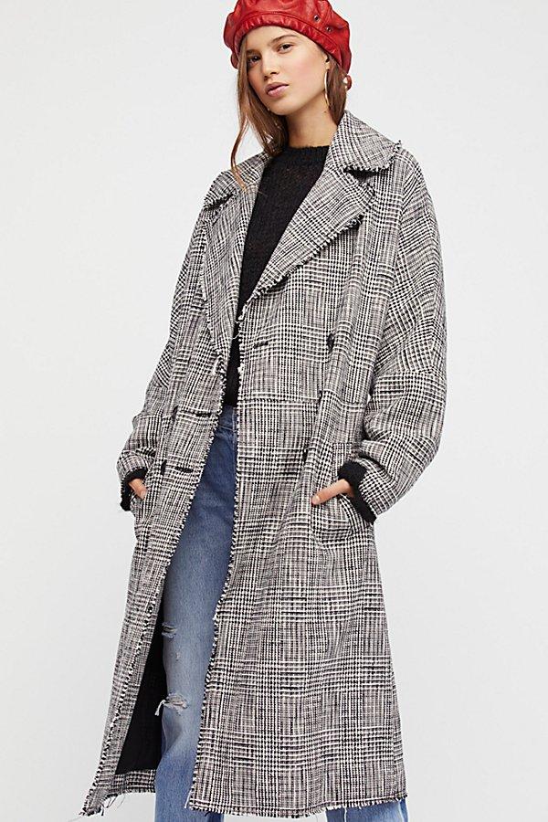 Menswear Plaid Coat By Free People