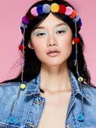 Free People Beth Pom Pom Headpiece
