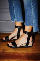 Jeffrey Campbell X Free People Womens Three Capes Wedge Sandal