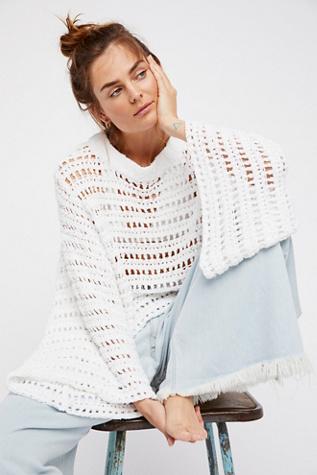 Caught Up Crochet Top By Free People