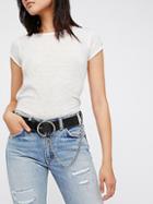 Swag Chain Leather Belt By Free People
