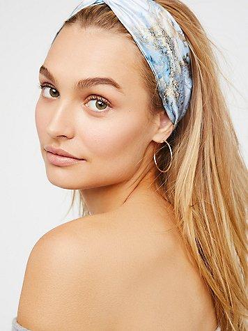 Marble Printed Turban By Joshipura At Free People