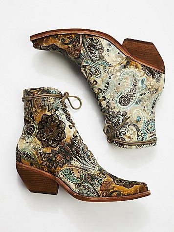 Grove Lace-up Western Boot By Jeffrey Campbell At Free People