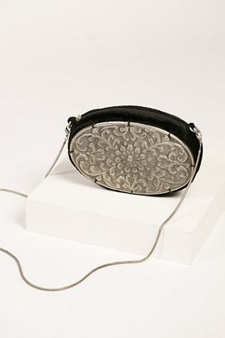 Free People Womens Scarlet Metal Crossbody