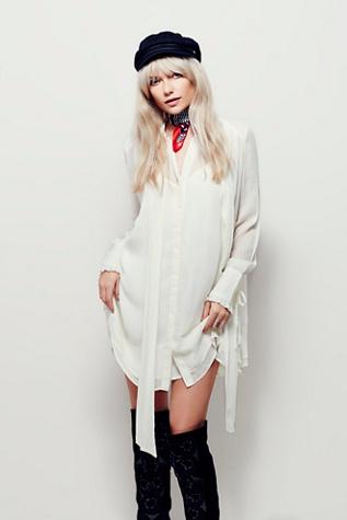 Free People Womens Lookin Tuxy Mini Dress