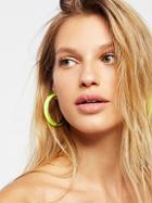 Lucite Neon Hoops By Alexis Bittar At Free People