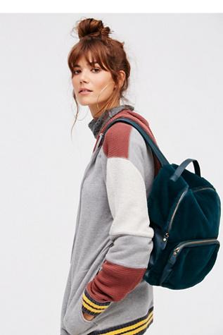 Nice Things Paloma Womens Russo Faux Fur Backpack