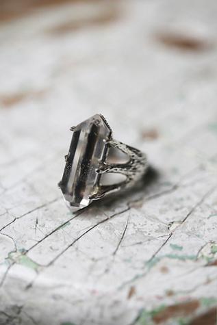 Adorn By Sarah Lewis Womens Crystal Talon Ring