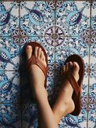 Free People Rainbow Flip Flop