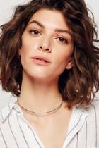 Free People X Lisa Freede Womens Aliza Crystal Delicate Ch