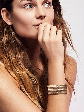 Snake Chain Multi Cuff By Free People