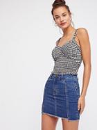 Twiggy Denim Skirt By Zee Gee Why At Free People