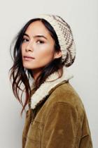 Free People Womens Bonnie Fairisle Beret