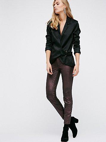 Metallic Skinnies By Blank Nyc