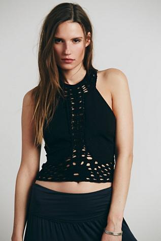 Free People Womens Temptress Crop Top
