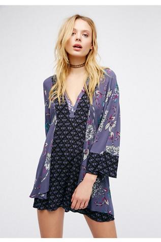 Abbie Printed Mini Dress By Free People