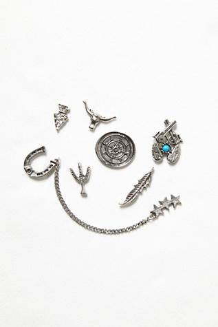Free People Womens Mega Pin Set