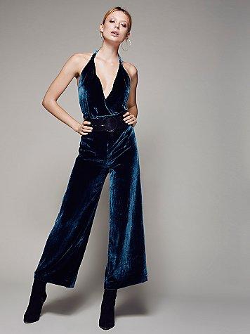 Free People Rumpled Silk Romper