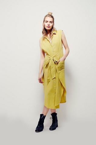 Endless Summer Womens Wrap Around Shirt Dress