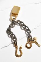 Shoshanna Lee Jewelry Womens Snake Lock Chain Bracelet