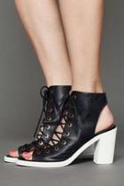 Jeffrey Campbell + Free People Womens Minimal Lace Up Heel
