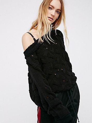Desert Sands Cable Pullover By Free People