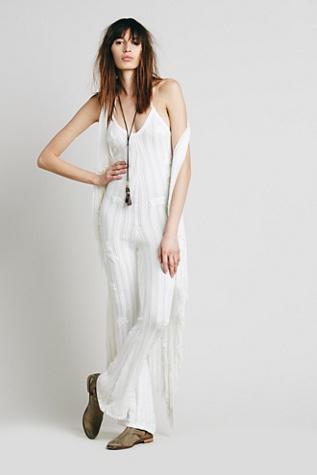 Knitz By For Love & Lemons Womens Forget Me Not Halter Jumpsuit