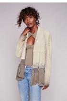 Free People Womens Floral Lace Jkt