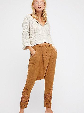 One By Oneteaspoon Cut Work Harem Pant