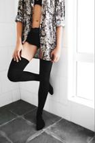 Fp Collection Womens Silver Lake Thigh High Sc