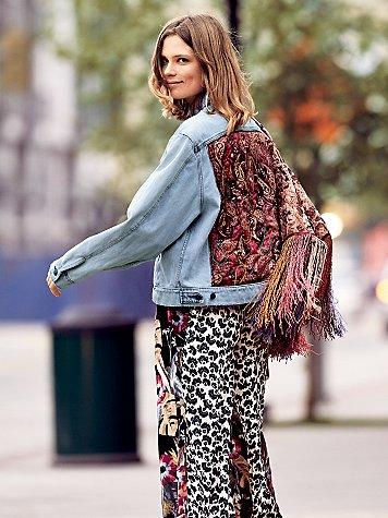 Free People In The Mix Printed Pull On
