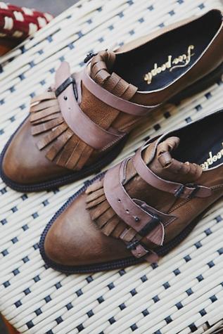 Free People Womens Out West Kilty Brogue