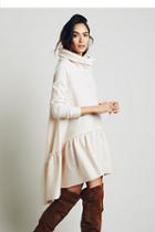 Free People Womens Ruffle Up Tunic