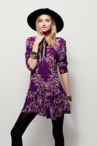 Free People Womens Smooth Talker Floral Print Tunic