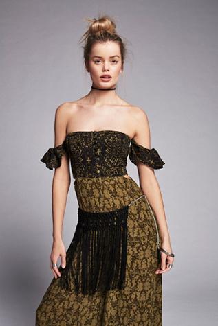 Free People Womens Boogie Down Belt