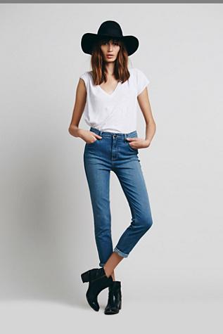 Fp Collection Womens Hi Rise Roller Skinny