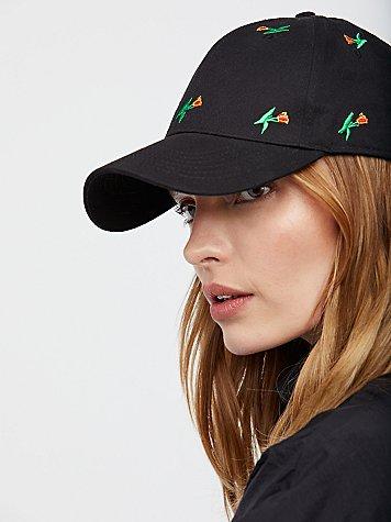 Late Bloomer Embroidered Baseball Hat By Antler & Woods At Free People