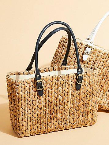 Straw Studios St. Barts Straw Tote