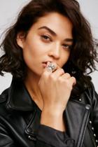 Free People X Lisa Freede Womens Charlotte Crystal Ring