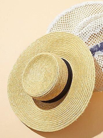 Spencer Wide Brim Boater By Lack Of Color At Free People
