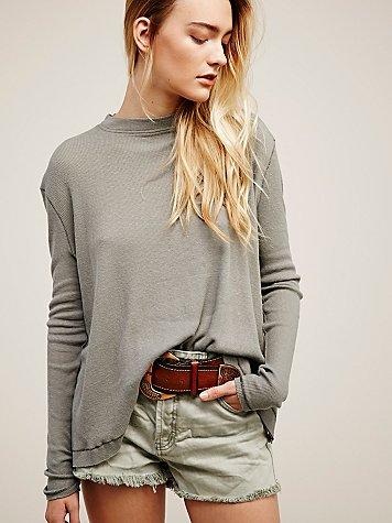 We The Free Wander Mock Neck Tee At Free People