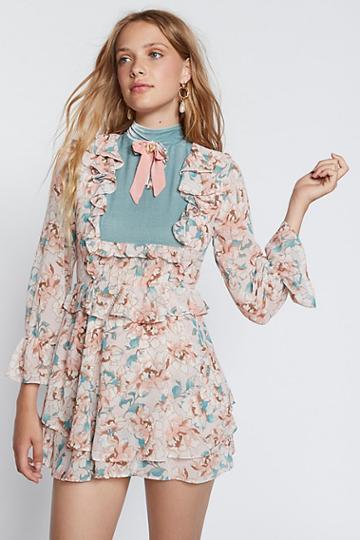 Blossom Long Sleeve Mini Dress By For Love &amp; Lemons At Free People