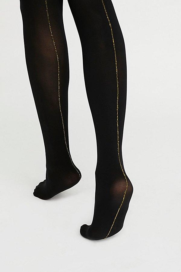 Lurex Backseam Tight By Memoi At Free People