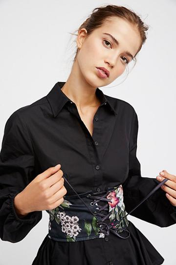 Talula Floral Corset Belt By Nfc At Free People