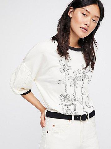 Gratitude Tee By Free People