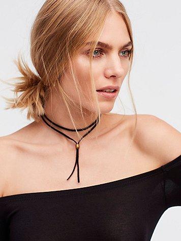 Short Leather Wrap Bolo By Erth By Nicole Trunfio